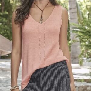 Sundance Haylee Knit Sweater Rose Pink Women's Small Petite